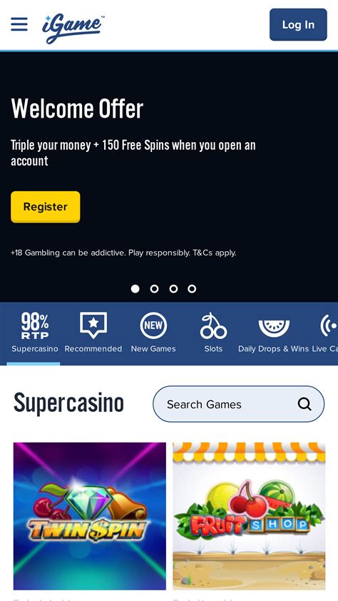 Igame casino aplicação